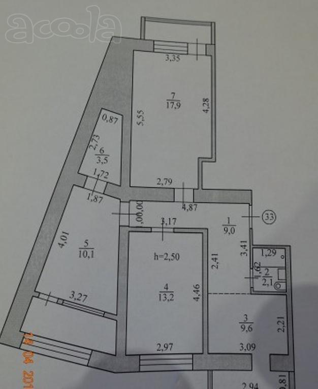 Продаю 3-х комнатную квартиру 73 кв.м. в Севастополе